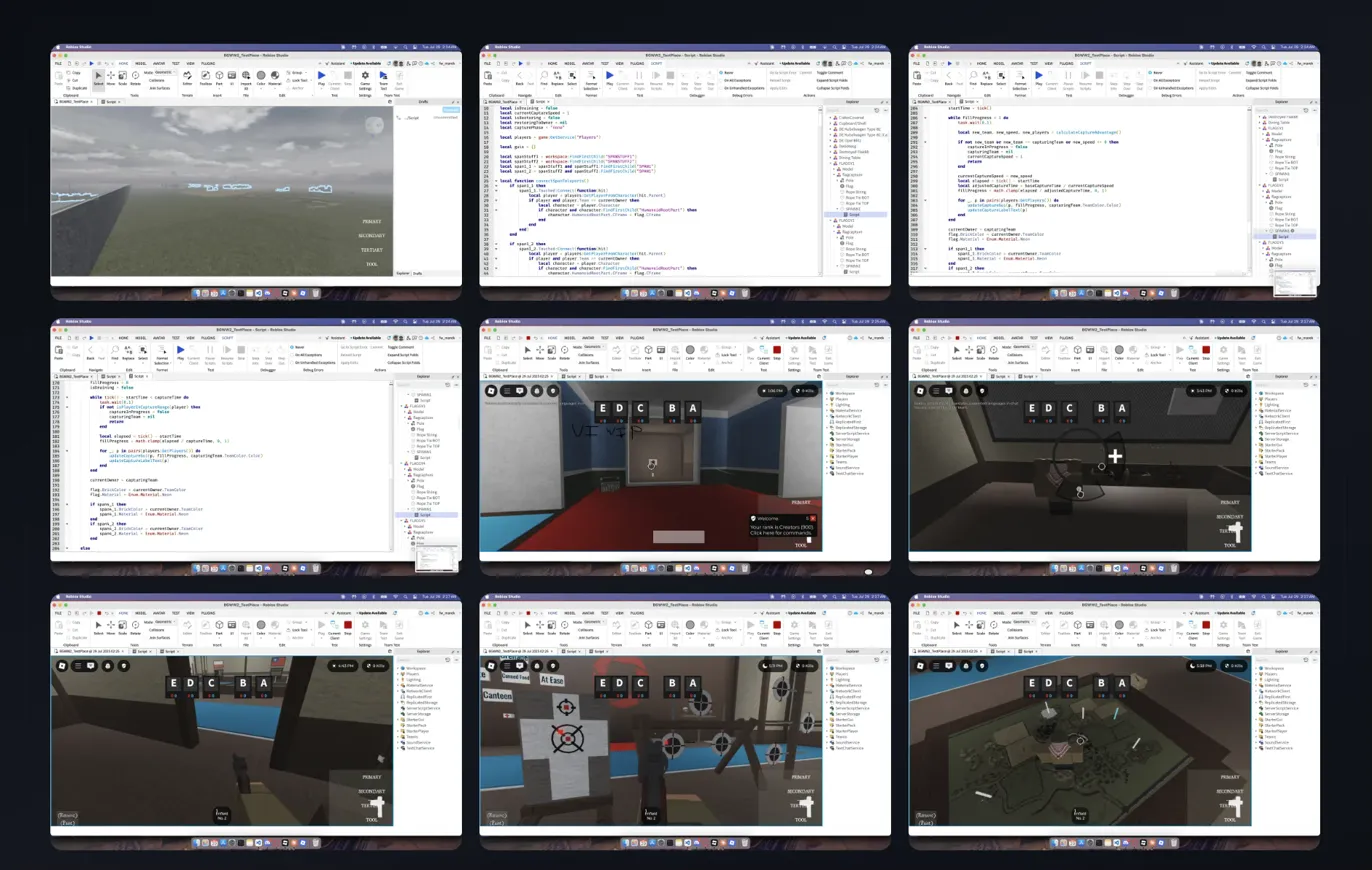 BattleGroundsWWII Development Process - Multiple Studio Views