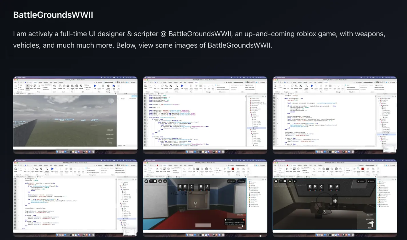 BattleGroundsWWII Project Overview - Development Screenshots